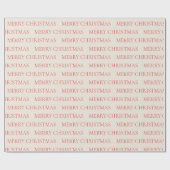 ヴィンテージホリデーメリークリスマス ラッピングペーパー (フラット)