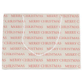 ヴィンテージホリデーメリークリスマス ラージペーパーバッグ (正面)