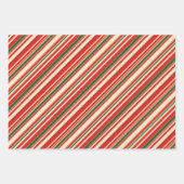 ヴィンテージホリデー応援イン赤 ラッピングペーパーシート (正面2)