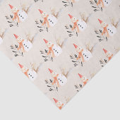 ヴィンテージホリデー雪だるまクリスマス 薄葉紙 (詳細)