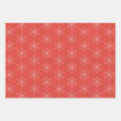 ヴィンテージホリデー雪だるまメリークリスマス ラッピングペーパーシート (正面3)