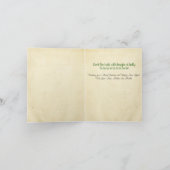 ヴィンテージホリークリスマスカード シーズンカード (内部)