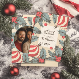 ヴィンテージホリークリスマス シーズンカード