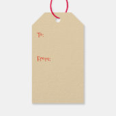 ヴィンテージホリースプリングハッピーホリデイズ ギフトタグ (裏面)