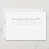 ヴィンテージホリーフォトフレームクリスマス 招待状 (裏面)