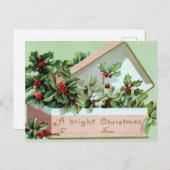 ヴィンテージホリーベリーボックス葉書 シーズンポストカード (正面/裏面)