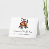 ヴィンテージホリーベリー – クリスマスカード (裏面)