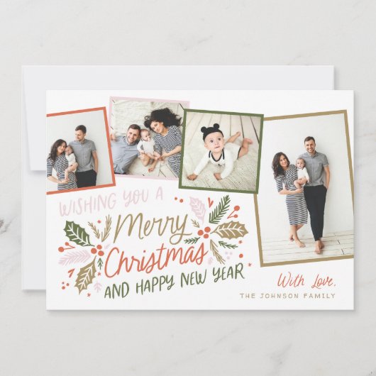 ヴィンテージホリー傾斜スナップ数々のショット4 – 写真 シーズンカード (正面)