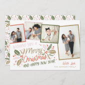 ヴィンテージホリー傾斜スナップ数々のショット4 – 写真 シーズンカード (正面/裏面)