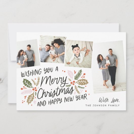 ヴィンテージホリー傾斜スナップ数々のショット4 – 写真 シーズンカード (正面)