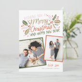 ヴィンテージホリー傾斜数々のスナップショット – 写真 シーズンカード (スタンド正面)