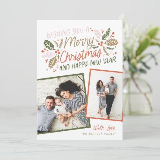 ヴィンテージホリー傾斜数々のスナップショット – 写真 シーズンカード (スタンド正面)