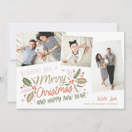 ヴィンテージホリー傾斜数々のスナップショット – 写真 シーズンカード