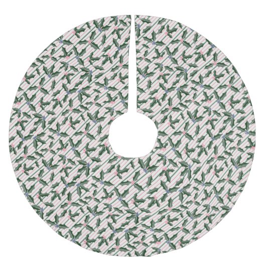 ヴィンテージホリー ブラッシュドポリエステルツリースカート (正面)