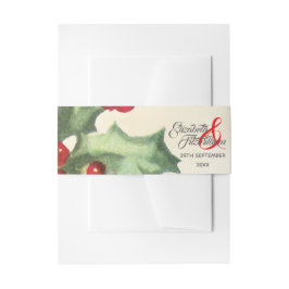 ヴィンテージホリー 招待状ベリーバンド