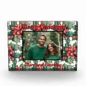 ヴィンテージホリ離れーリーベリー写真テンプレート フォトブロック (正面)