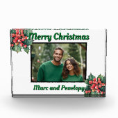 ヴィンテージホリ離れーリーベリー写真テンプレート フォトブロック (正面)