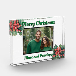 ヴィンテージホリ離れーリーベリー写真テンプレート フォトブロック