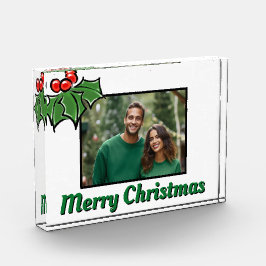 ヴィンテージホリ離れーリーベリー写真テンプレート フォトブロック