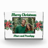 ヴィンテージホリ離れーリーベリー写真テンプレート フォトブロック (正面)