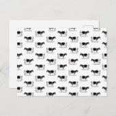 ヴィンテージホルスタインカスタム牛BGカラー ポストカード (正面/裏面)