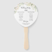 ヴィンテージホワイトアネモネスバラ ハンドファン (裏面)