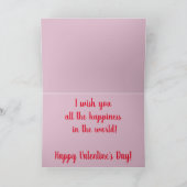 ヴィンテージホワイトエレフ食べォウのケーキのデザートカード カード (内部)