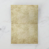 ヴィンテージホワイトクイーンアンズレースありがとう サンキューカード (内部)