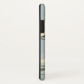 ヴィンテージホワイトクリームつつじ花モノグラム Case-Mate iPhoneケース (裏面/右)