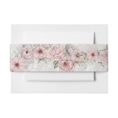 ヴィンテージホワイトシャンパーニュ結婚ー 招待状ベリーバンド (正面例)