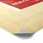 ヴィンテージホワイトスタークルーズシップ ポスター (角)