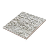 ヴィンテージホワイトツーリング革 タイル (側面)