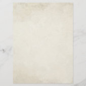 ヴィンテージホワイトデイジーフローラロマン結婚ティック メニュー (裏面)