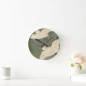 ヴィンテージホワイトバードの壁時計 ラウンド壁時計 (ホーム)