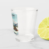 ヴィンテージホワイトフィッシュモンタナ ショットグラス (右)