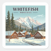 ヴィンテージホワイトフィッシュモンタナ スクエアシール (正面)