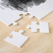 ヴィンテージホワイトペリカン ジグソーパズル (側面)