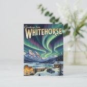 ヴィンテージホワイトホースユーコンカナダトラベル ポストカード (スタンド正面)
