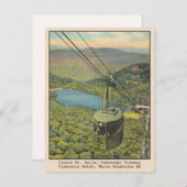 ヴィンテージホワイトマウンテンズニューハンプシャー ポストカード (正面/裏面)