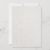 ヴィンテージホワイトランタンラベンダーフローラ退職 招待状 (裏面)