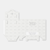 ヴィンテージホワイトレース結婚カトリック フェイバーボックス (折り畳みなし)