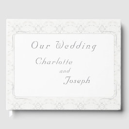 ヴィンテージホワイトレ結婚ース ゲストブック