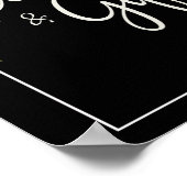 ヴィンテージホワイトローズカード&ギフト ポスター (角)