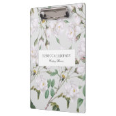 ヴィンテージホワイトローズプランナー クリップボード (左)