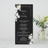 ヴィンテージホワイトローズメニュー プログラム (スタンド正面)