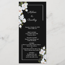 ヴィンテージホワイトローズメニュー プログラム