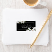 ヴィンテージホワイトローズ住所 シール (インサイチュ)