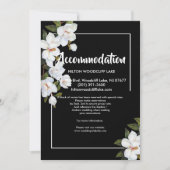 ヴィンテージホワイトローズ対応エンクロージャ 招待状 (正面)