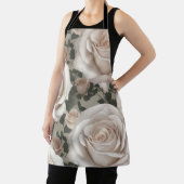 ヴィンテージホワイトローズ エプロン (インサイチュ)