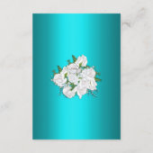 ヴィンテージホワイトローゼズアンドア結婚ア詳細 エンクロージャーカード (裏面)